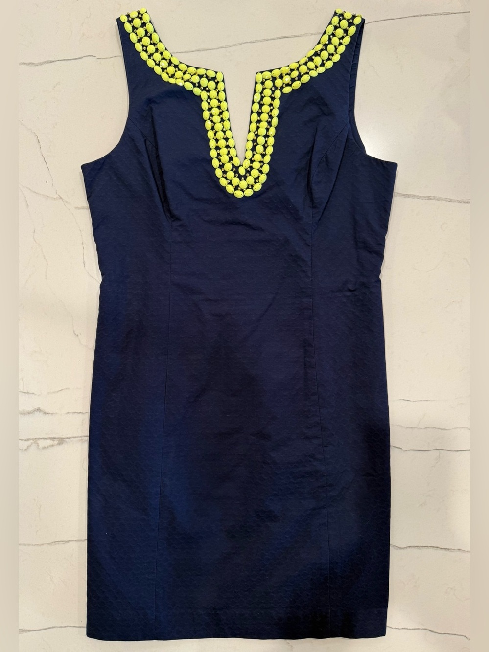 Lily Pulitzer Dress w Beaded Detail, Size 8